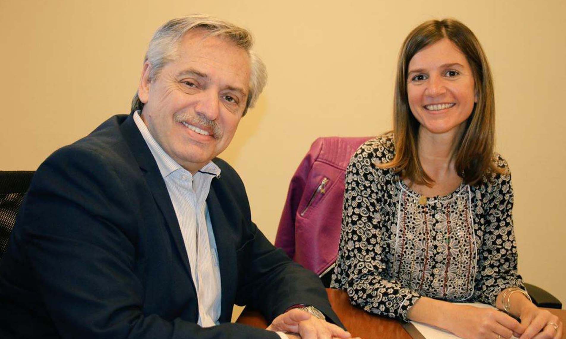 Fernández se reunió con Fernanda Raverta