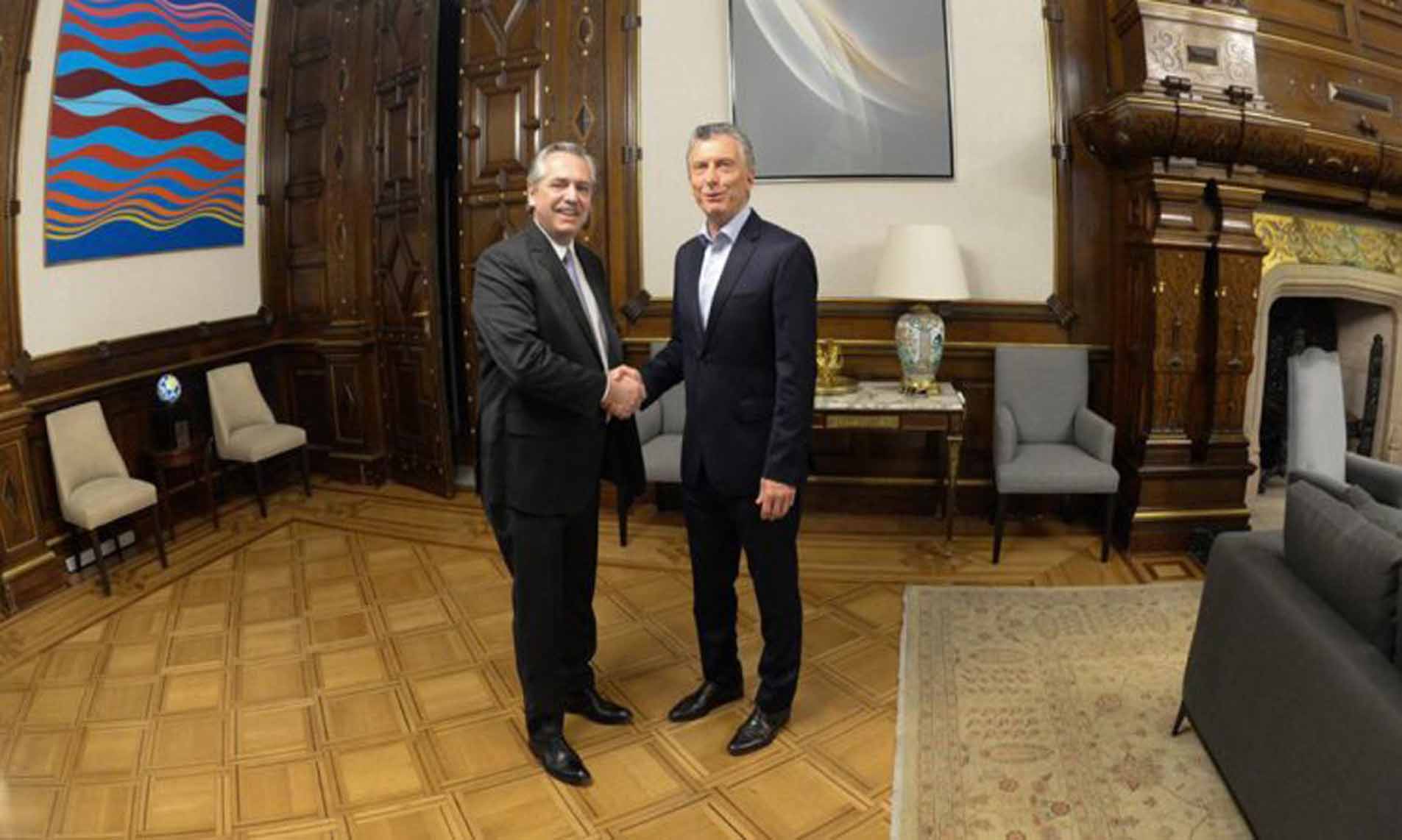 Fernández se reunió con Macri 