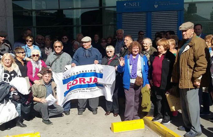 Forja Mar del Plata- Batán organizó viaje de jubilados a Mendoza