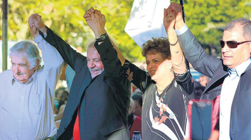 Dilma, Mujica y Correa repudiaron la persecución a Lula