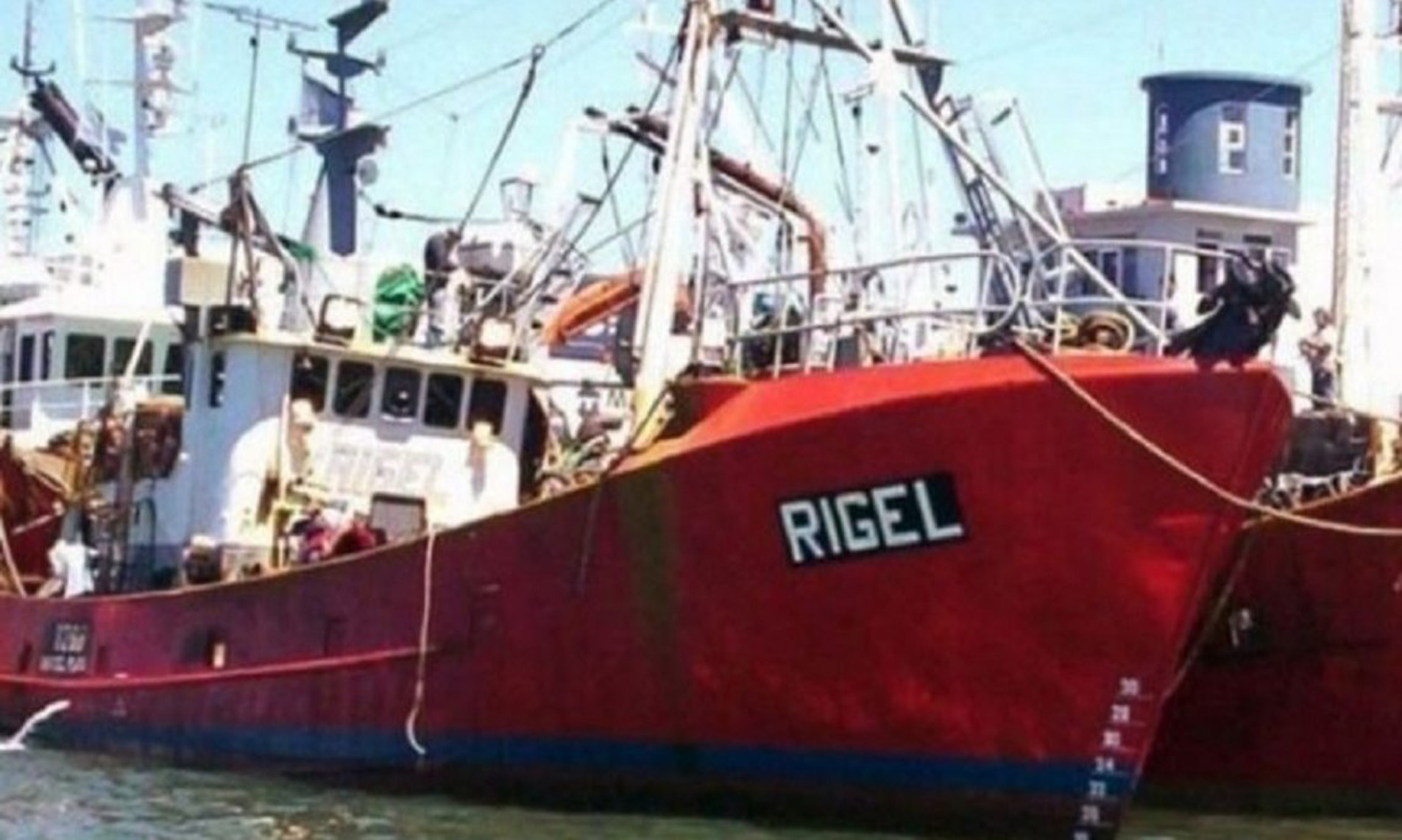 Encontraron al buque pesquero Rigel
