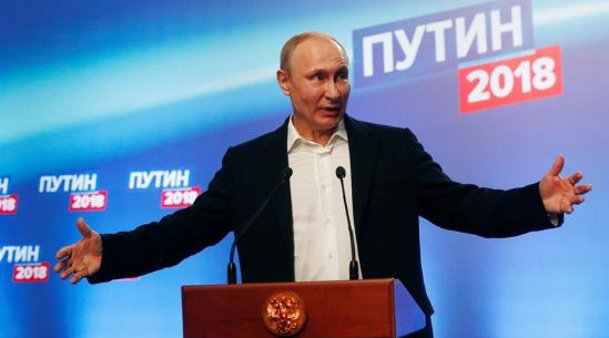 Rusia: Putin relecto presidente