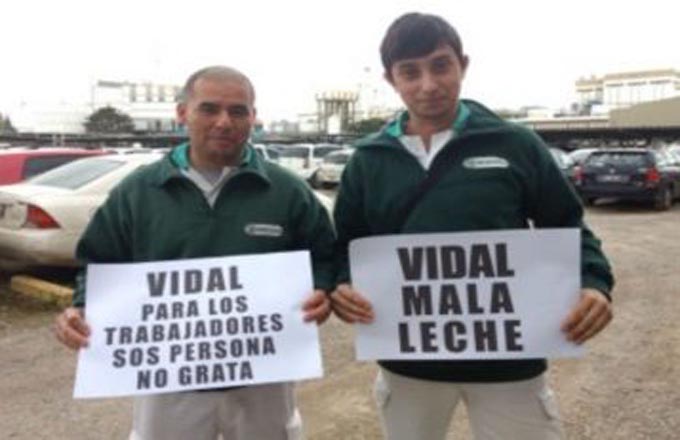 La Serenísima: Repudio de los trabajadores lecheros a Vidal