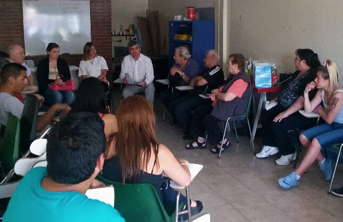 Concejal se reunió con el Centro de Acción Barrial Centenario