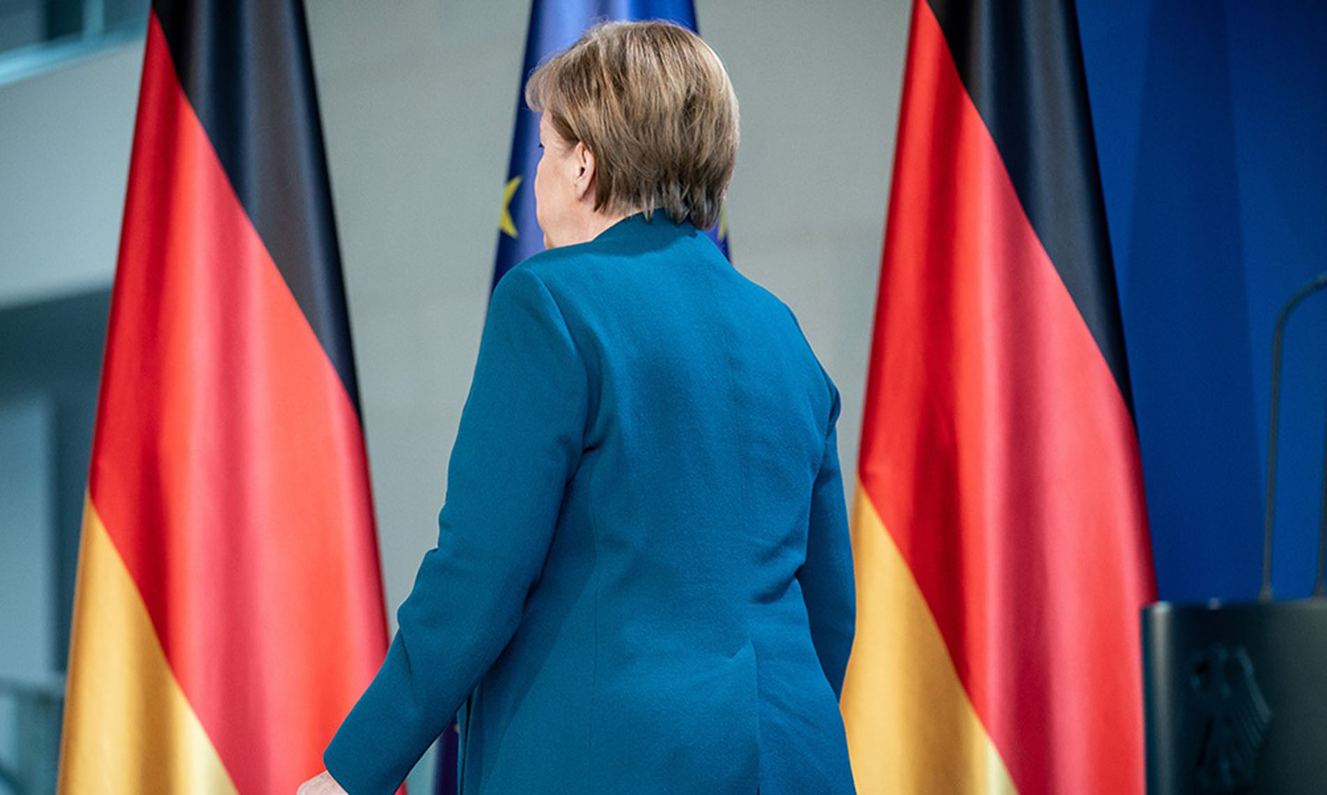 Merkel en aislamiento