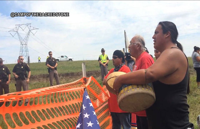 En EEUU detienen a manifestantes Sioux