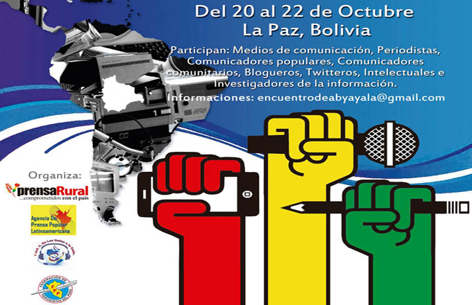 Comunicadores de la región se reúnen en Bolivia
