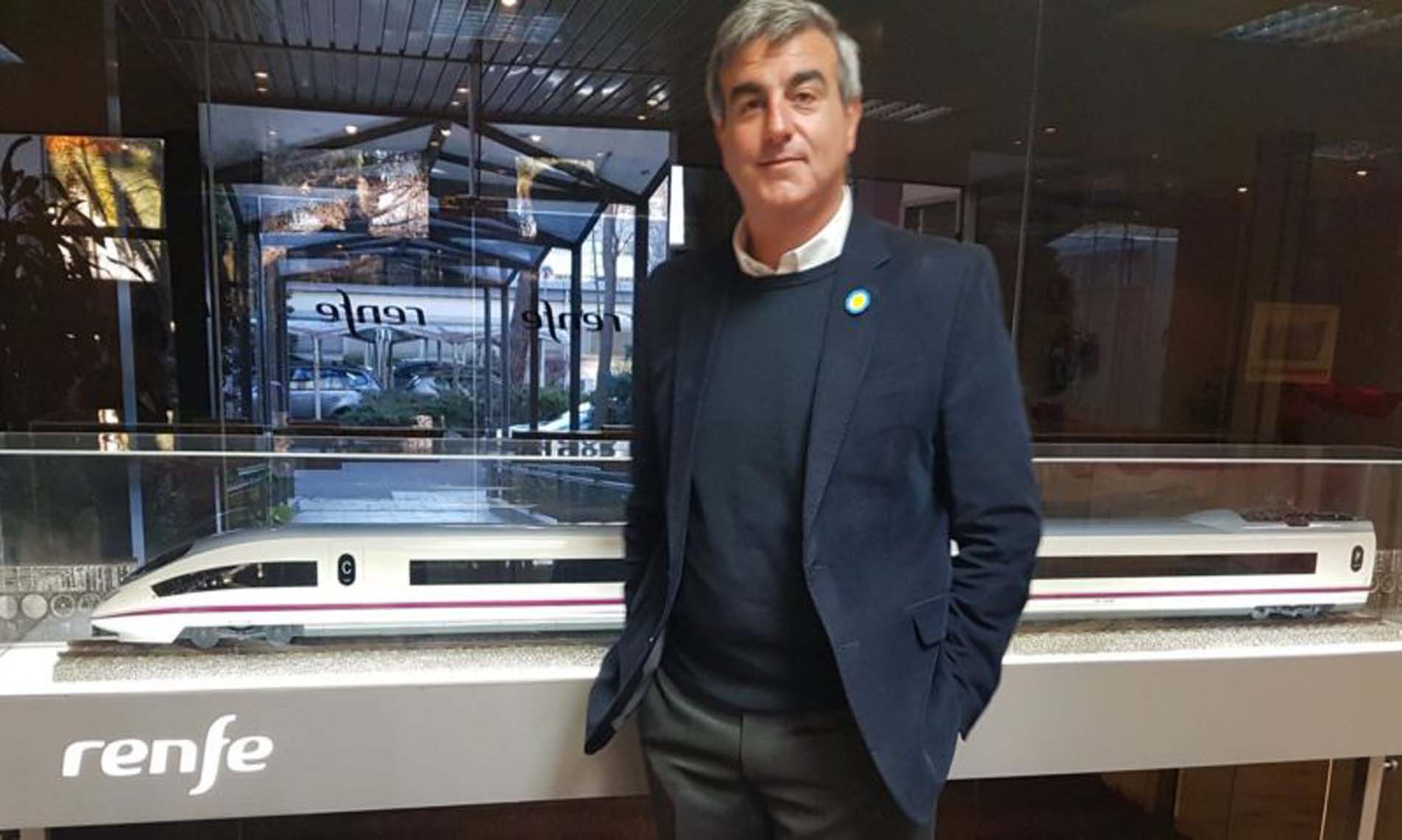 Durañona planifica el tren bonaerense en Madrid