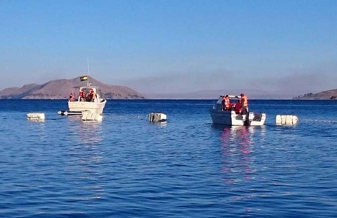 Expedición científica en el Lago Titicaca