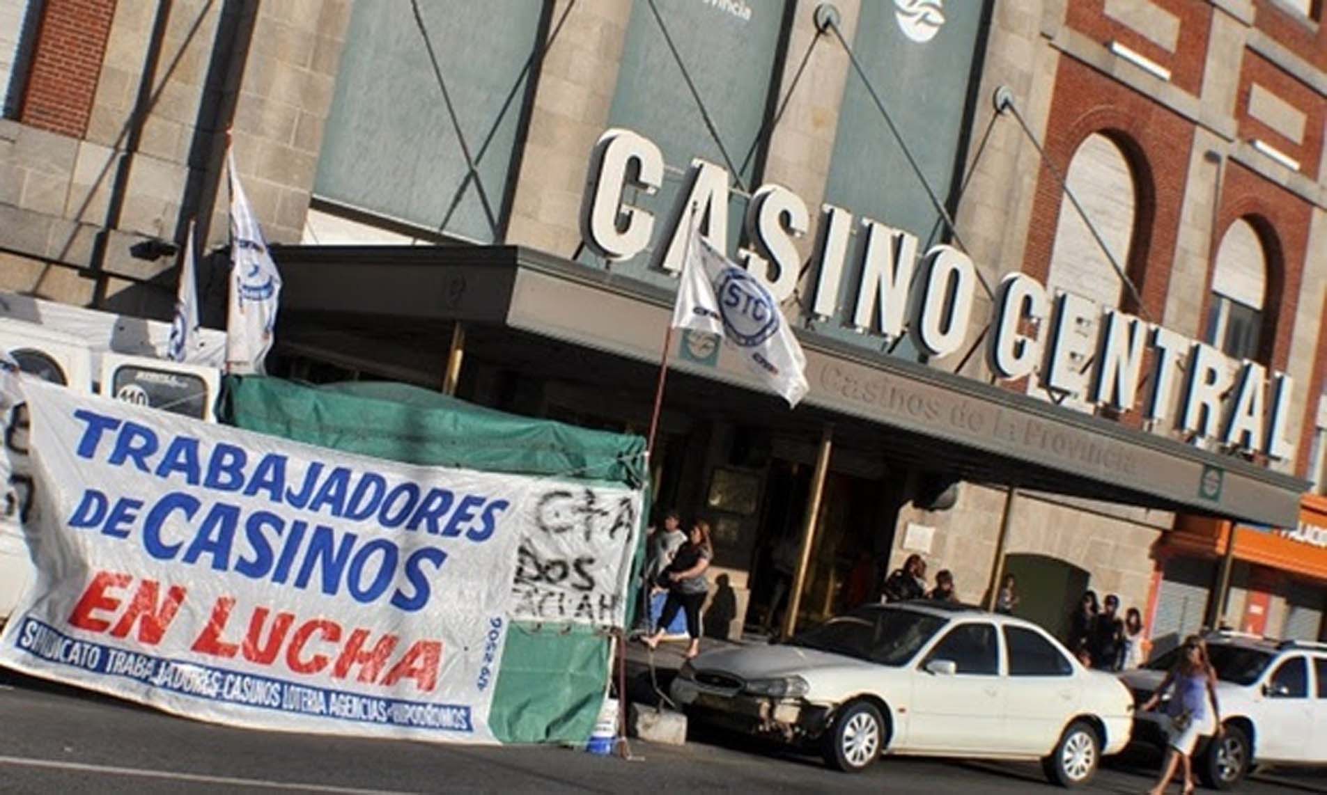 Protestas de trabajadores de Casinos 