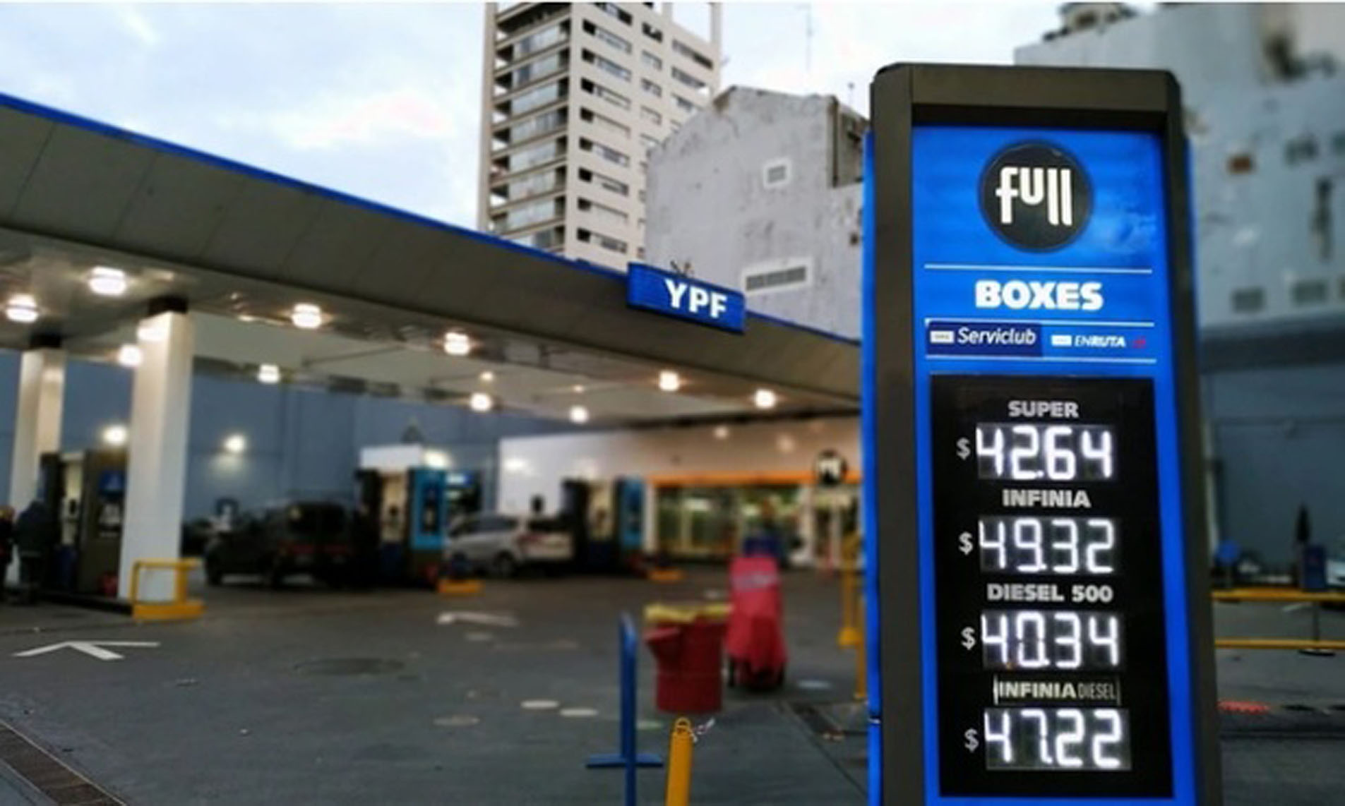 El precio de los combustibles subió 1,5 por ciento