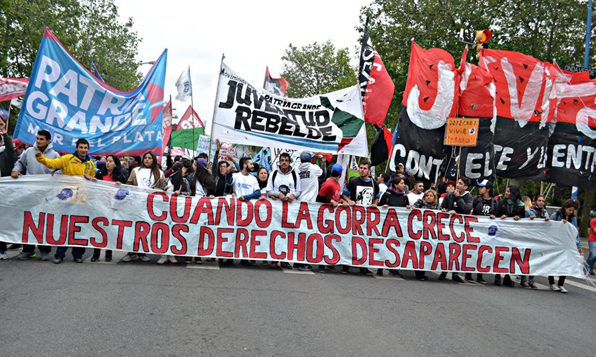 4ta Marcha de la Gorra en Mar del Plata 