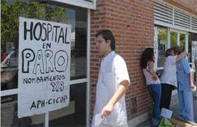 Paran por 48 horas en hospitales bonaerenses